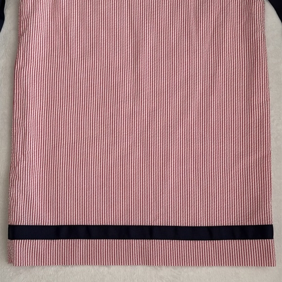 {CPC} Classic Prep | Seersucker Embroidered Whale Dress Red/White/Blue (4T) - Picture 14 of 15